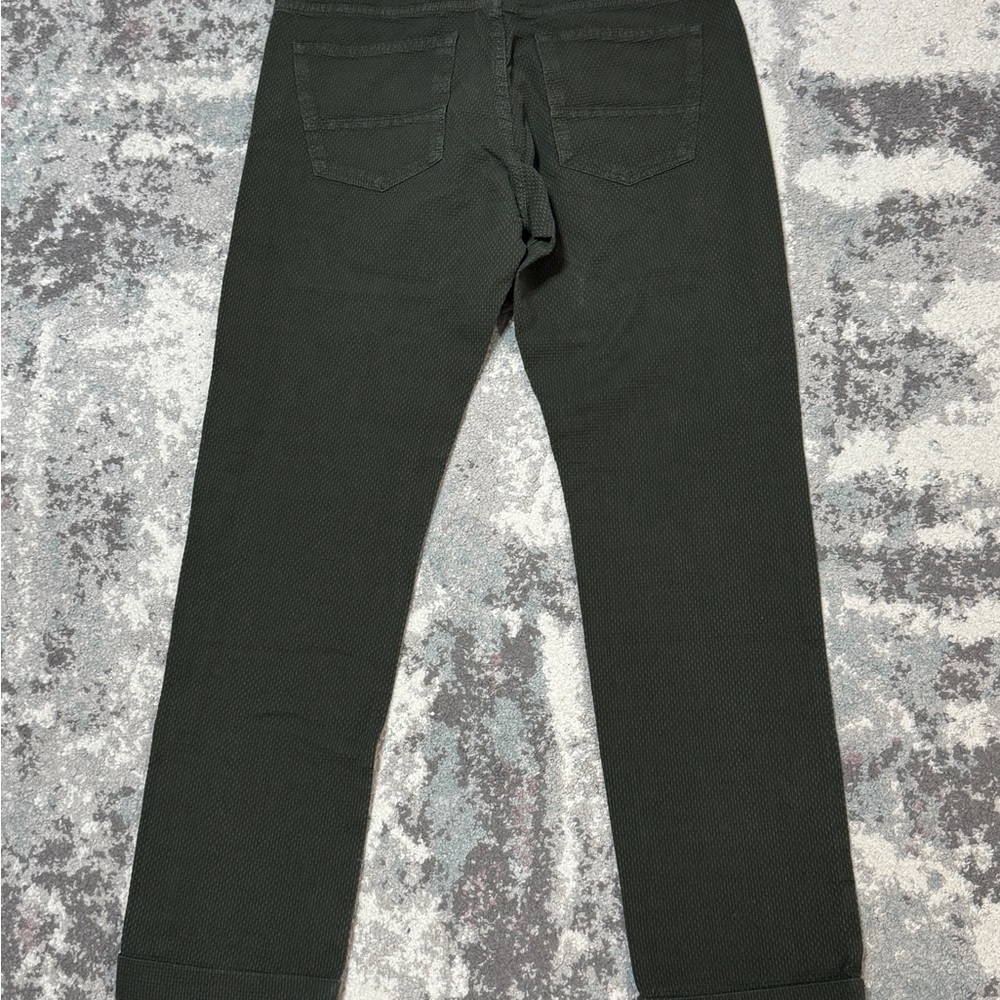 Massimo Dutti Men's Forest Green Slim Jeans - Picture 2 of 4